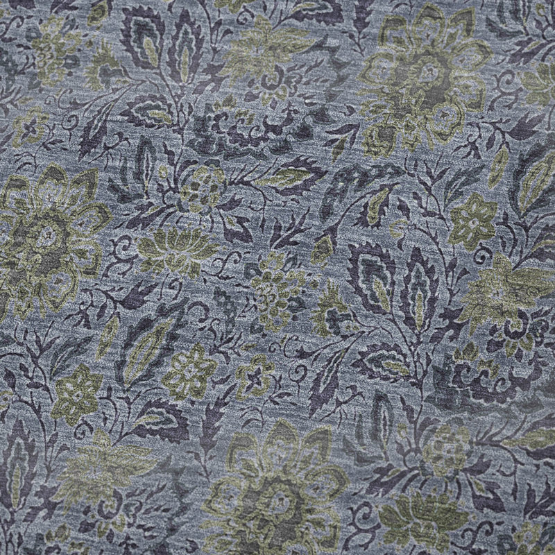 Jeté floral Sherpa ASB660 Addison, En jean