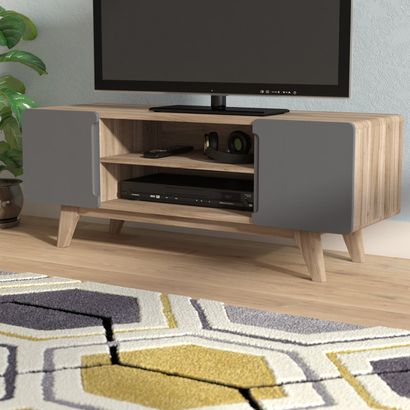 Carson Carrington Espoo 47-inch TV Stand, Natural-Gray