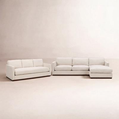 Bobbi 3-Piece Linen Living Room Set