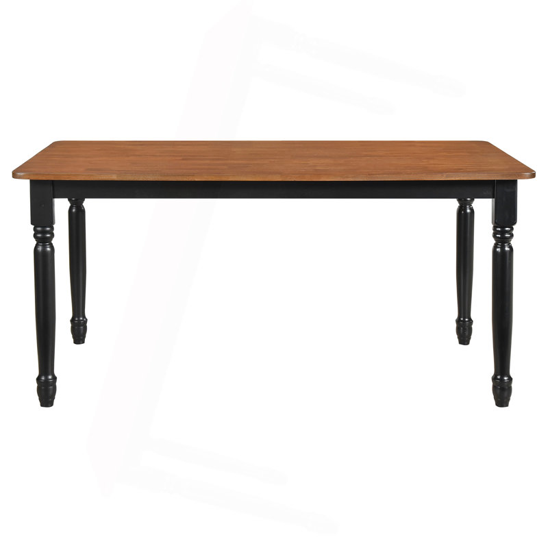 Hayward Walnut And Black Dining Table