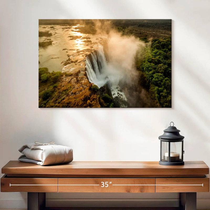 Alvord Victoria Falls Sunrise, H 16 po x l 24 po