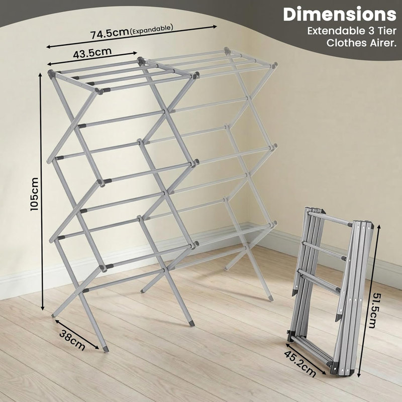 Metal Freestanding Drying Rack