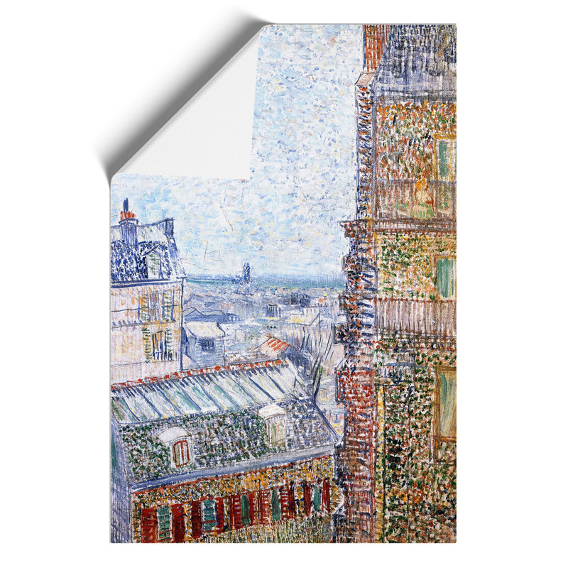 View Of Paris by Vincent Van Gogh - No Frame Painting, 30cm H x 21cm W x 0.1cm D