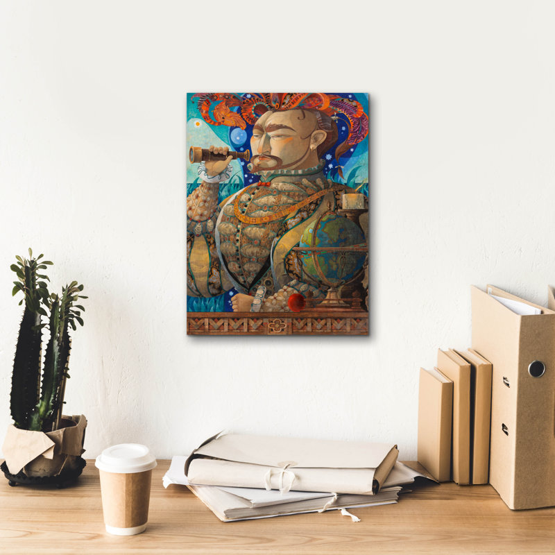 «Adrift» par David Galchutt, art mural sur toile, H 16 po x l 12 po x P 0,75 po