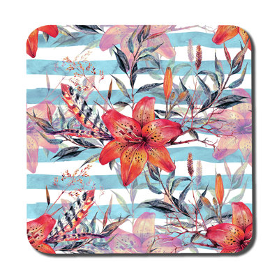 Square 6 Piece Coaster Set
