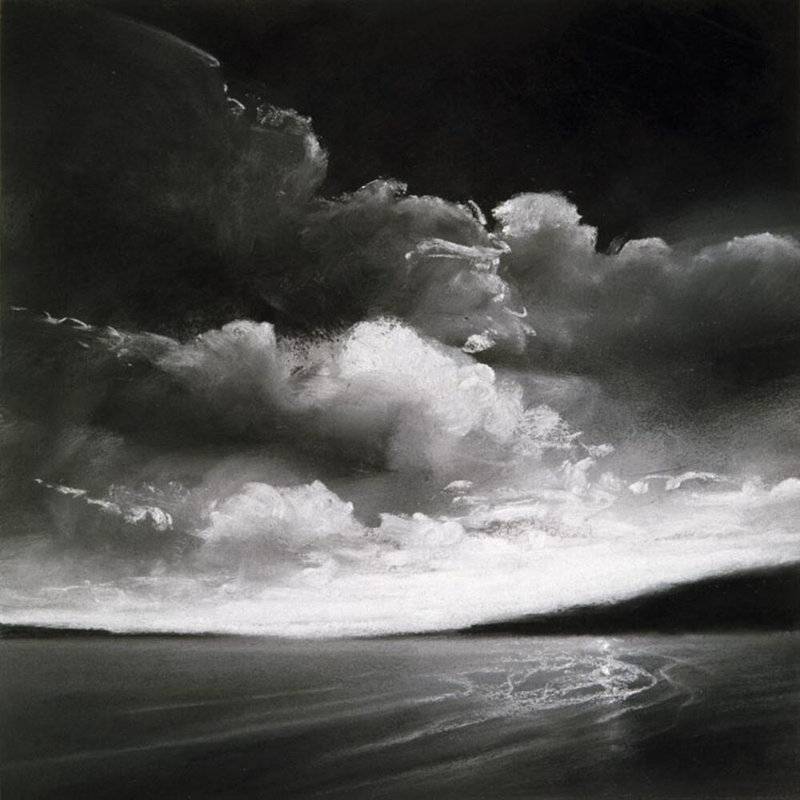 Moonlit Bay II 76790, Cadre simple noir