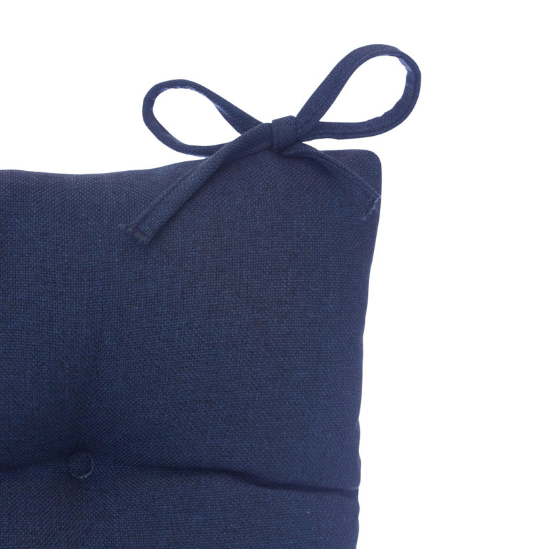 Outdoor 4 " Rocking Chair Seat / Back Cushion, Indigo
