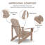 Chaise Adirondack en bois massif Grandview-1756020279