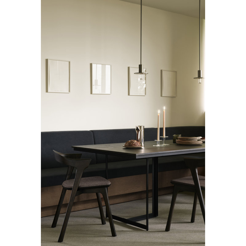 Tacet Solid Wood Dining Table, 30" H x 79" L x 39.5" W