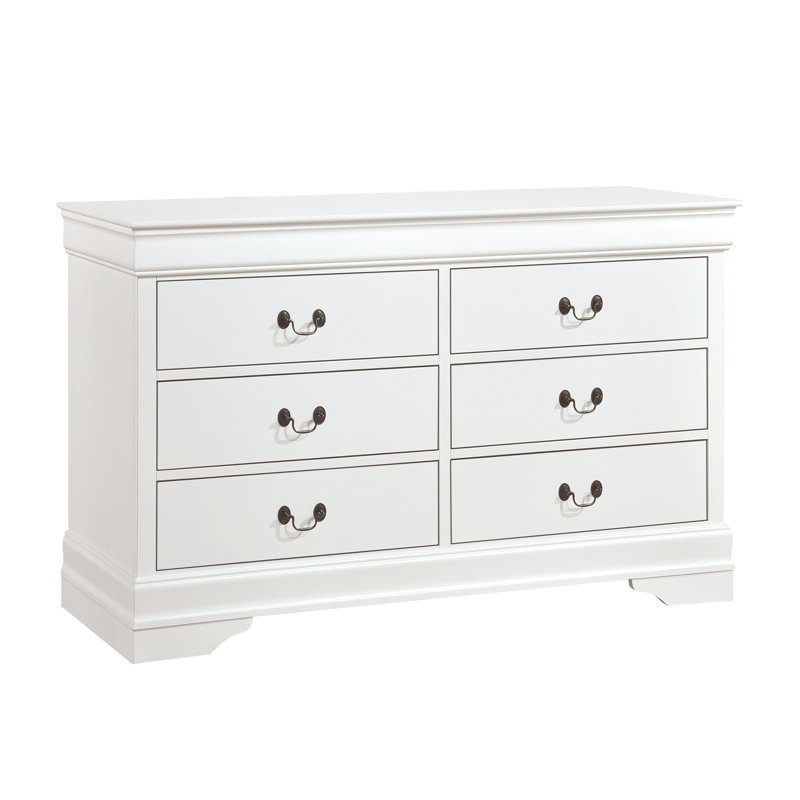 Waynesburg 58.5'' W 6 - Drawer Dresser, White