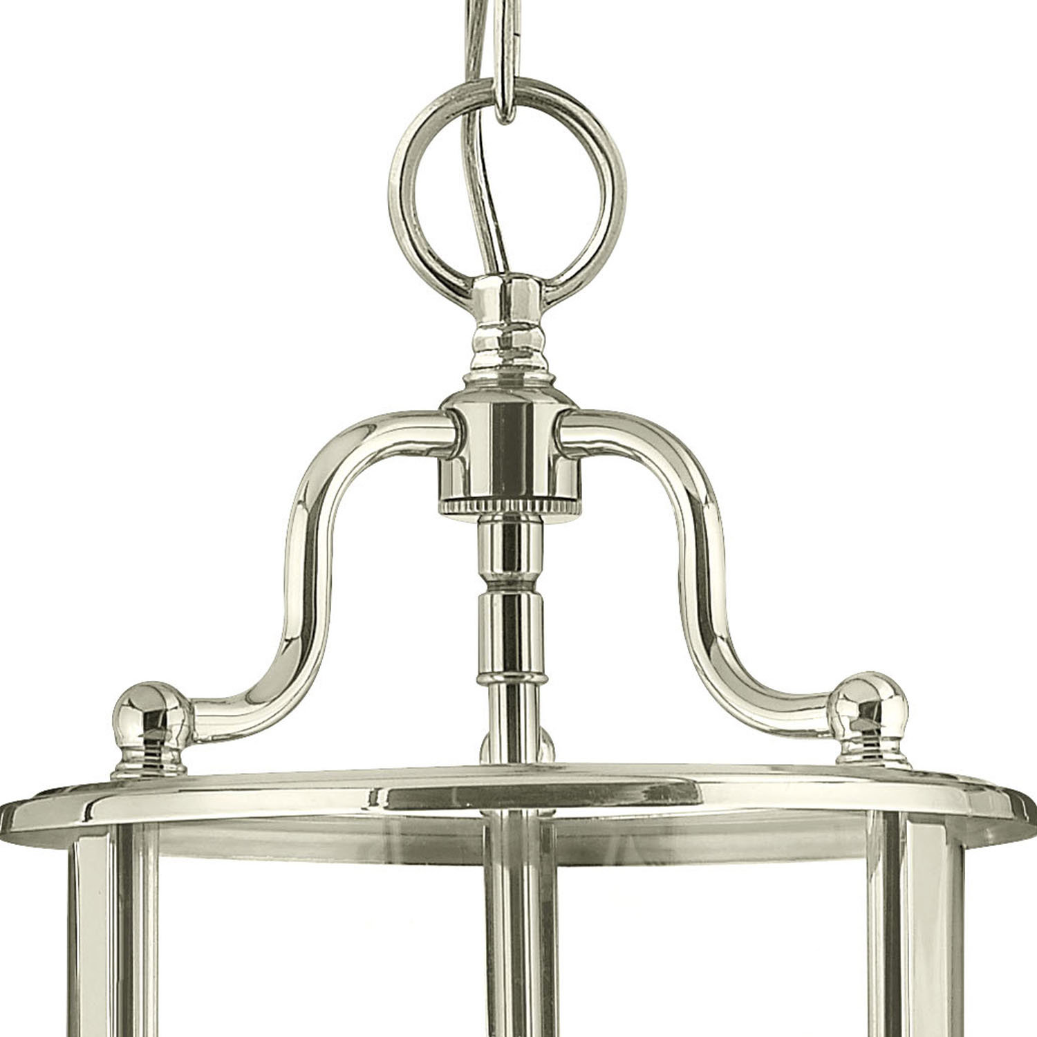 Tide 4 - Light Dimmable Lantern Chandelier, Polished Nickel