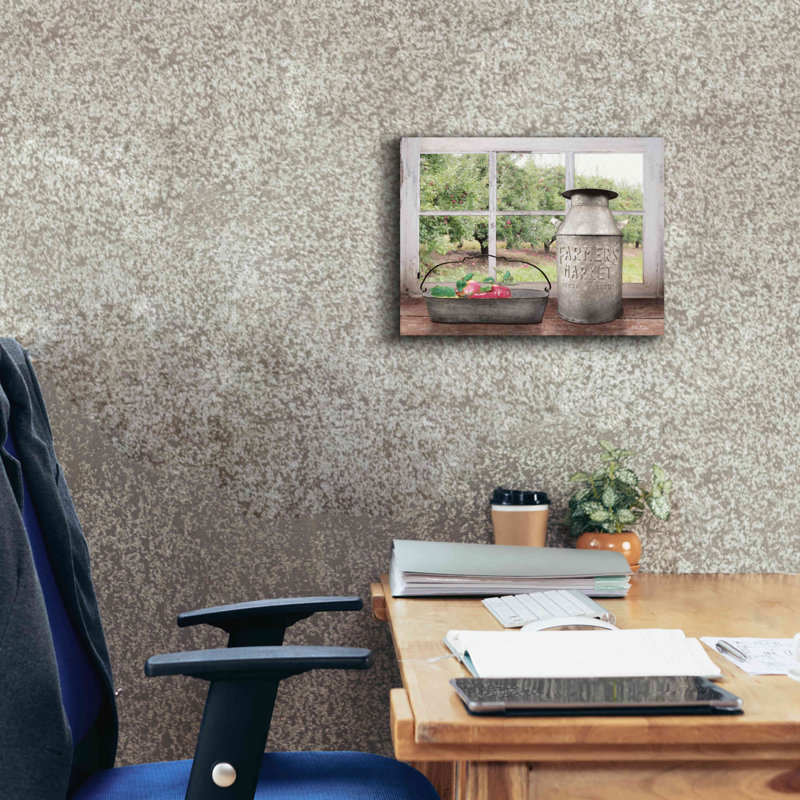 «Apple Orchard» par Lori Deiter, art mural sur toile, H 12 po x l 16 po x P 0,75 po