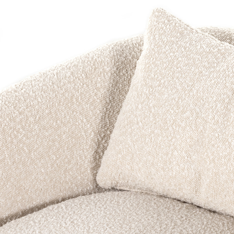 Topanga Swivel Barrel Chair, Knoll Natural Polyester Blend