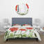 Vintage Red Poppies III - Ensemble de housse de couette traditionnel - Microfibre de polyester-66389653