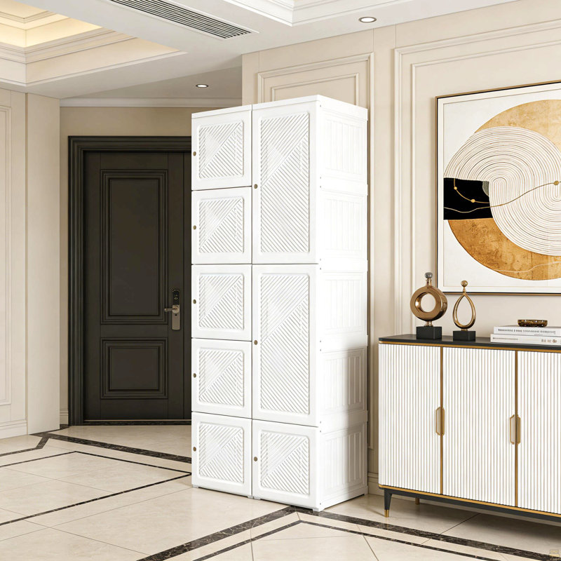 Armoire de rangement pour vestibule, garde-robe portative, rangement pour vêtements