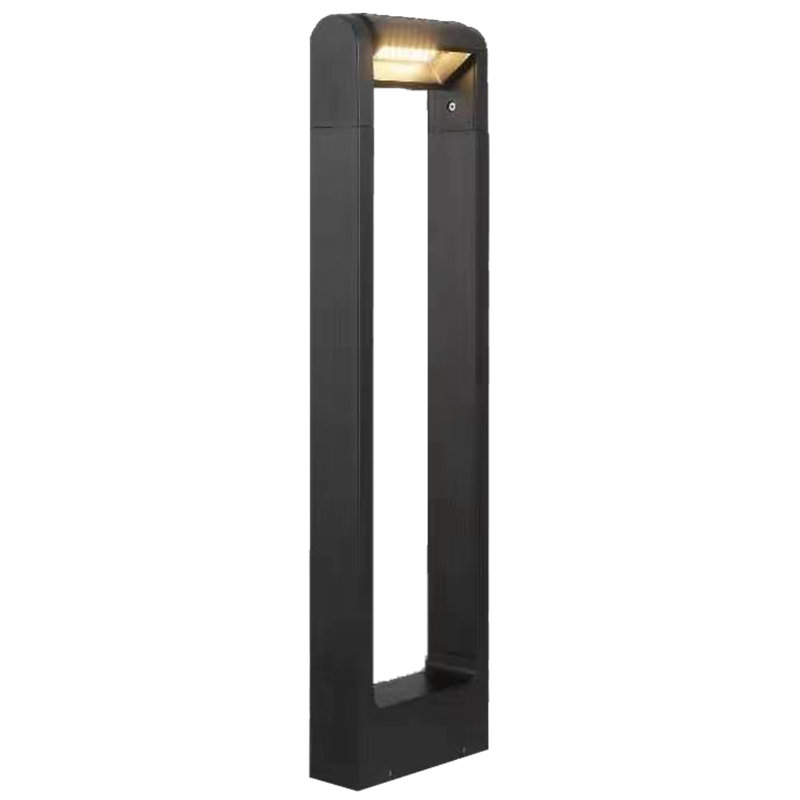Black Cast Aluminum LED Pathway Bollard Light