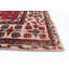 Tapis rouge foncé Danuel 6 pi 5 po x 10 pi 6 po