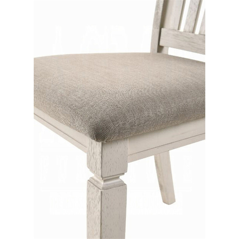 Ensemble de 2 chaises de salle à manger avec dossier à lattes seulement, sans les tables