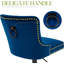 Tabouret de bar, fauteuil en velours avec fonction pivotante et base en métal, tabourets de bar en métal-1870986541