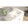 Badeloft Ramp 16.3'' Stone Rectangular Bathroom Sink with Overflow