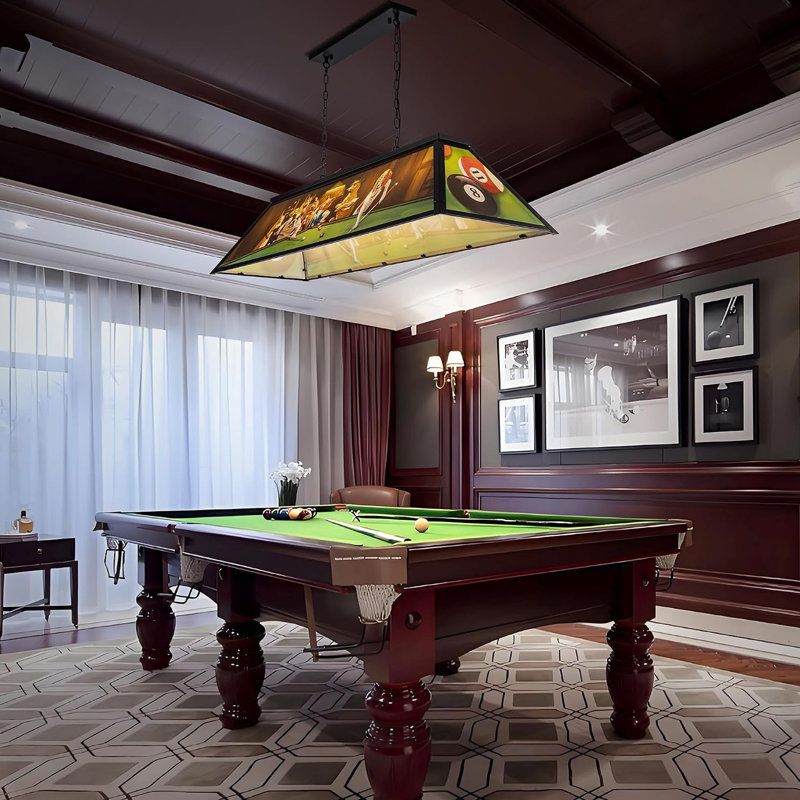 5 Lights Billiard Fixture Hanging Chandelier Lamp Pool Table Light