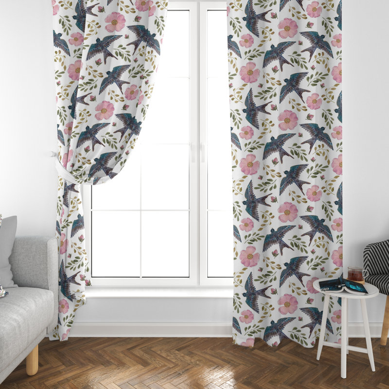 Kalyvakia Room Darkening Curtain, 40" W x 52" L