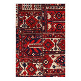 Canvello Red Silkroad Patch Work 6 X 8