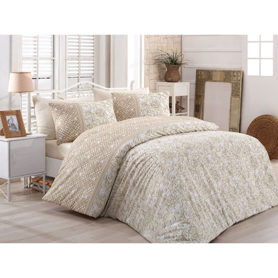 Cotton Geometric Shapes Duvet Cover