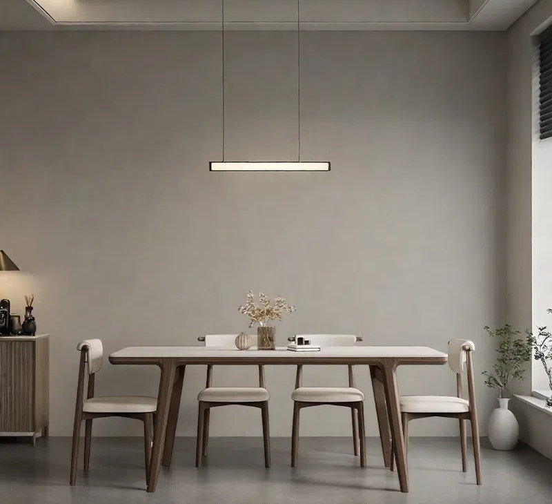 Ensemble de table de salle à manger durable au design élégant., H 29,53 po x L 70,87 po x l 35,43 po