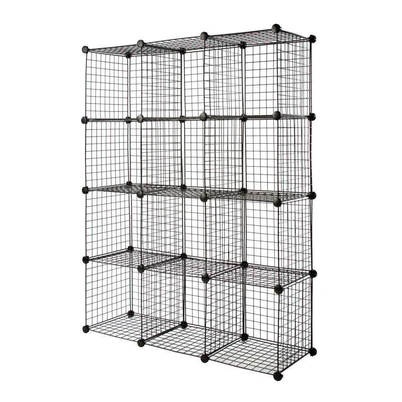 42 " W Storage Rack, Black