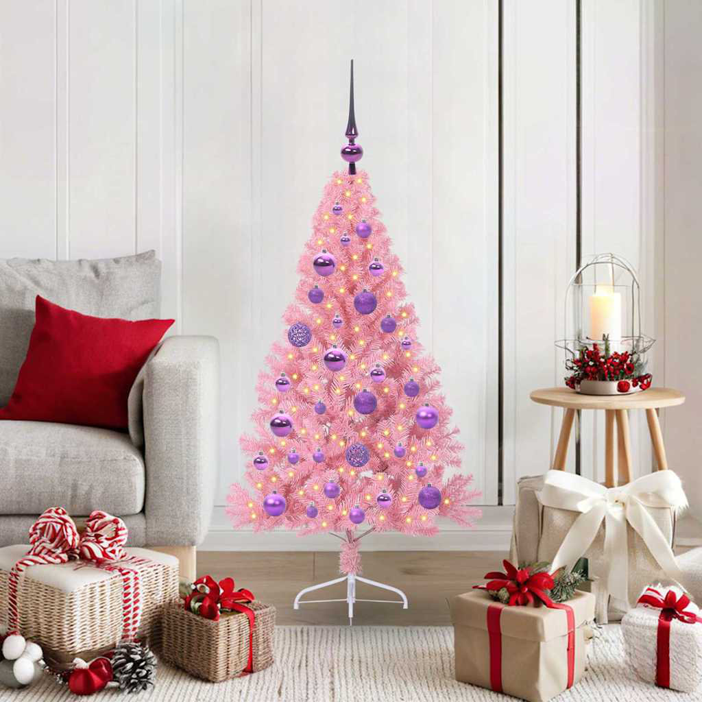 Artificial Pre-lit Christmas Tree PVC