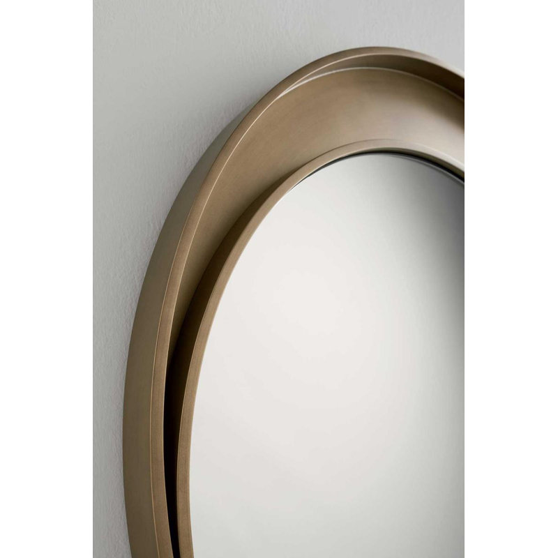 Eclisse Flat Metal Beveled Wall Mirror
