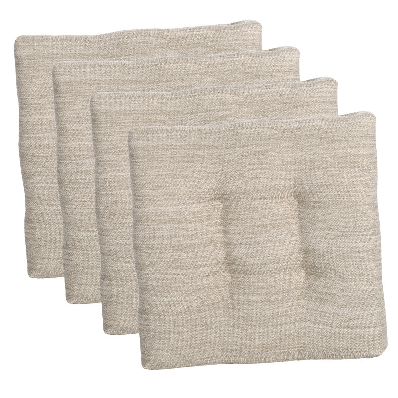 Coussin de chaise de tabouret de bar, Beige, 14 po x 14 po