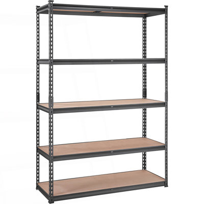 Storage Shelving Unit, 5-Tier Adjustable Heavy Duty Garage Shelves, Living Room Shelving Unit