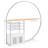 Casey White 2-Door LED Home Bar