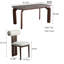 Ensembles de table de salle à manger en bois massif au design haut de gamme.-106233275