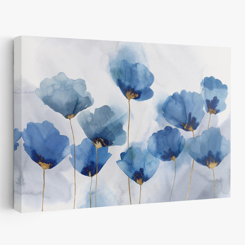 Azure Gathering, 40" H x 60" W