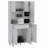 Della 90 Kitchen Pantry, One Drawer, Multiple Cabinets, Two Open Shelvess