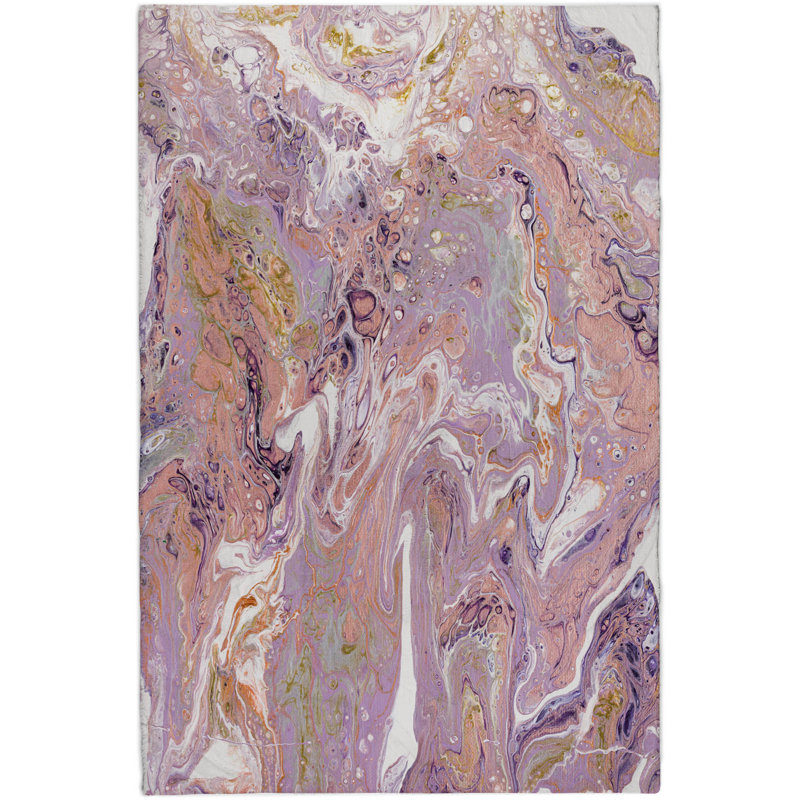 Premium Machine Washable Dream Shag ADS51 Abstract Rug, 8' x 10'
