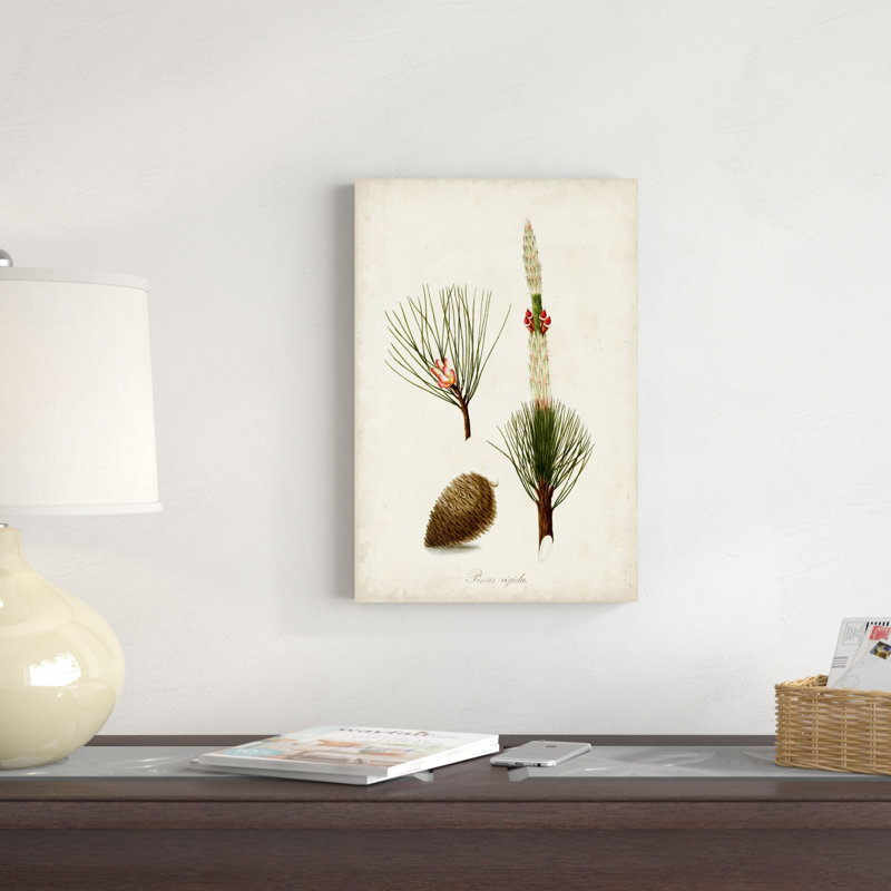 Étude d'arbre antique - peinture sur toile tendue, H 18 po x l 12 po