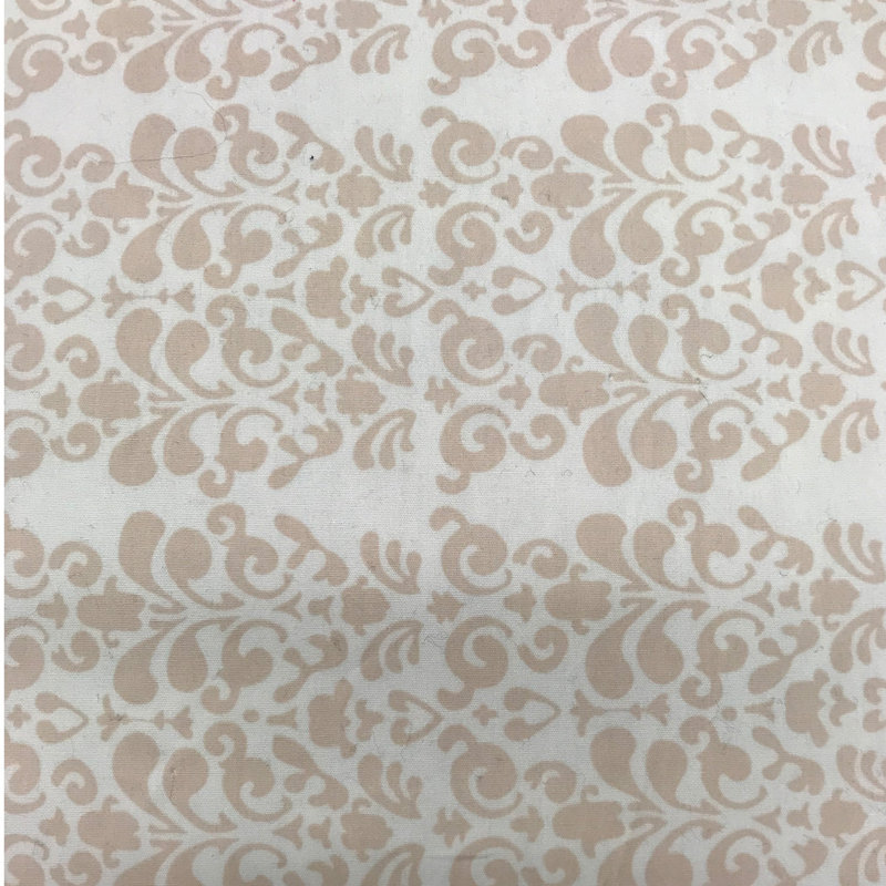 Damask Cotton Reversible Throw Pillow
