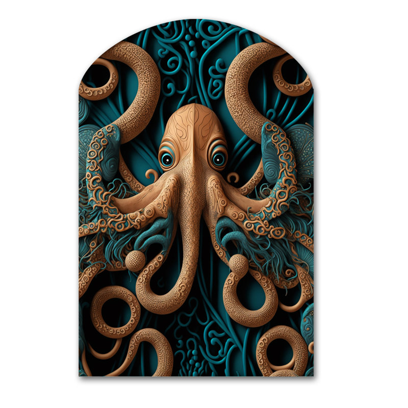 Mandel - Animal Octopus Arch, H 34 po x l 25 po