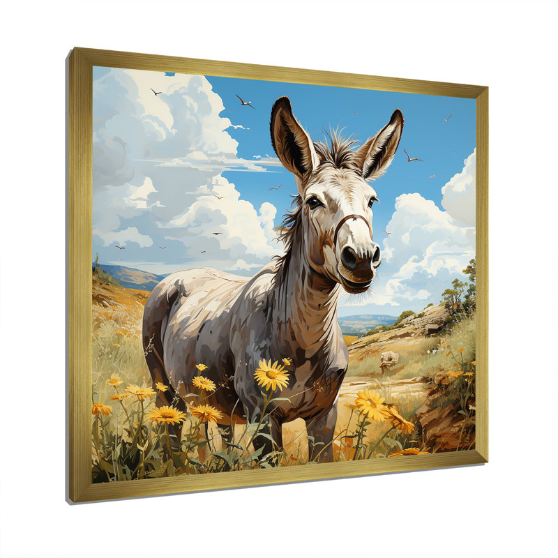 «Horizon», art mural, Cadre flottant blanc, H 36 po x l 36 po x P 1,5 po