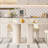 Cream wind aesthetic dining table-1794789215