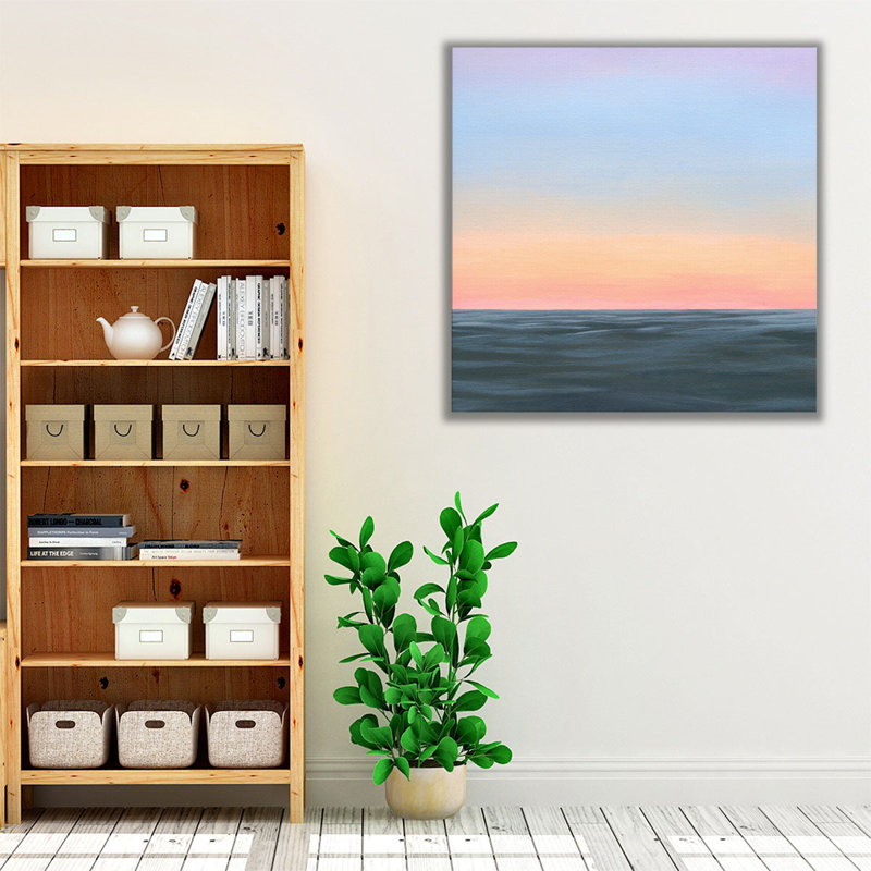 Sunrise Swim II - reproduction d'art sur toile, H 24 po x l 24 po