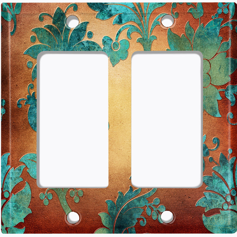 Plaque murale 2 interrupteurs à bascule