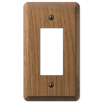 Ensemble de 1 plaque murale décorative en bois de chêne américain Amerelle