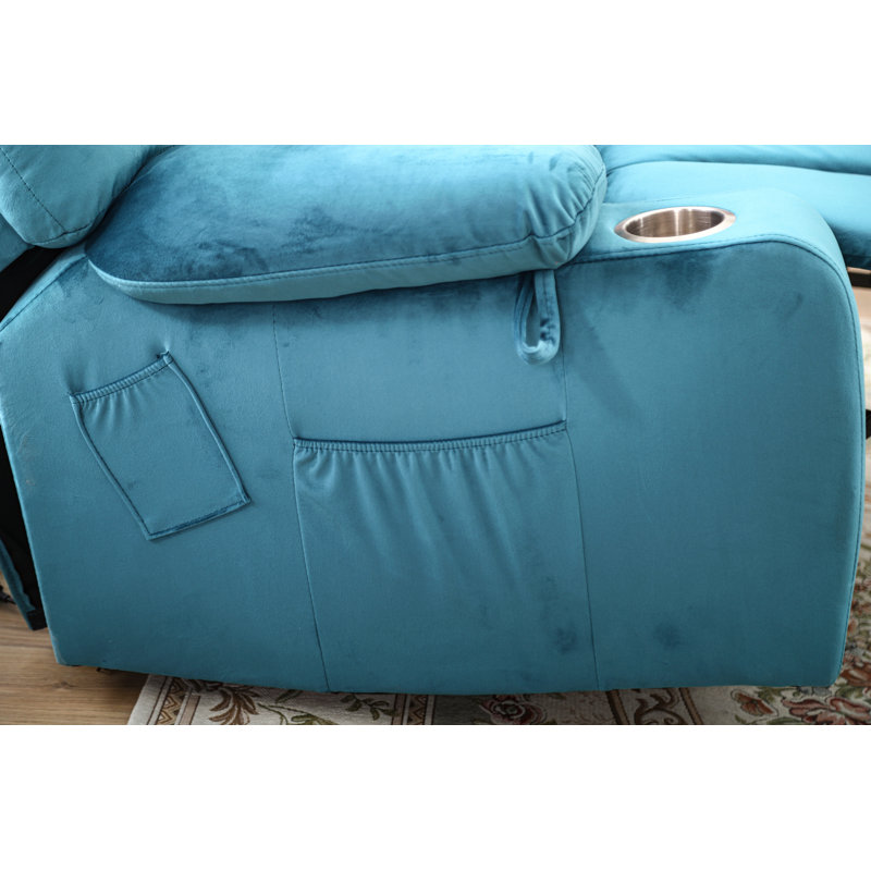 Recliners Lift Chair Relax Sofa Chair Livingroom Furniture Living Room Power Electric Reclining For Elderly, Dark Green