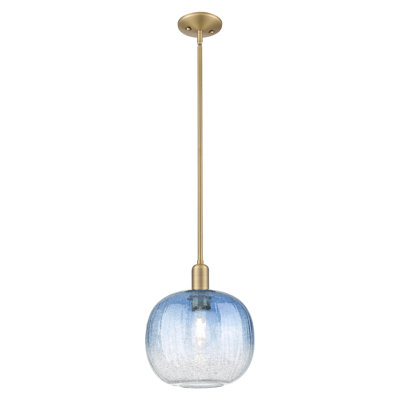 Downtown Urban - Brookhaven Sphere - 1 Light 10" Stem Hung Mini Pendant -  Shade