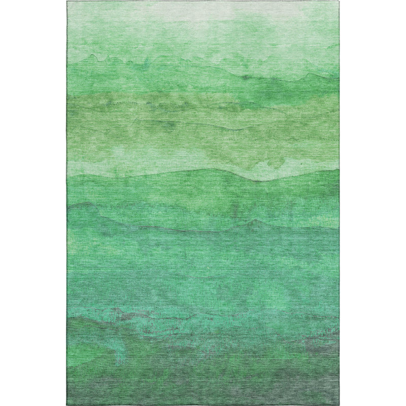 Premium Machine Washable Mehara AMF1699 Stripes Rug, Rectangle 5' x 7'6"